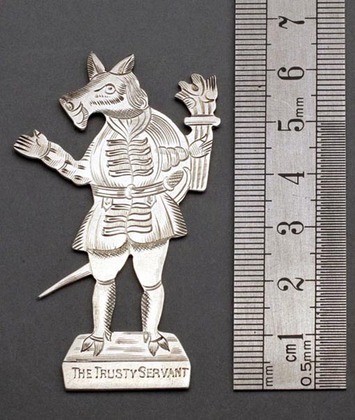 The Trusty Servant Silver Bookmark - Winchester College